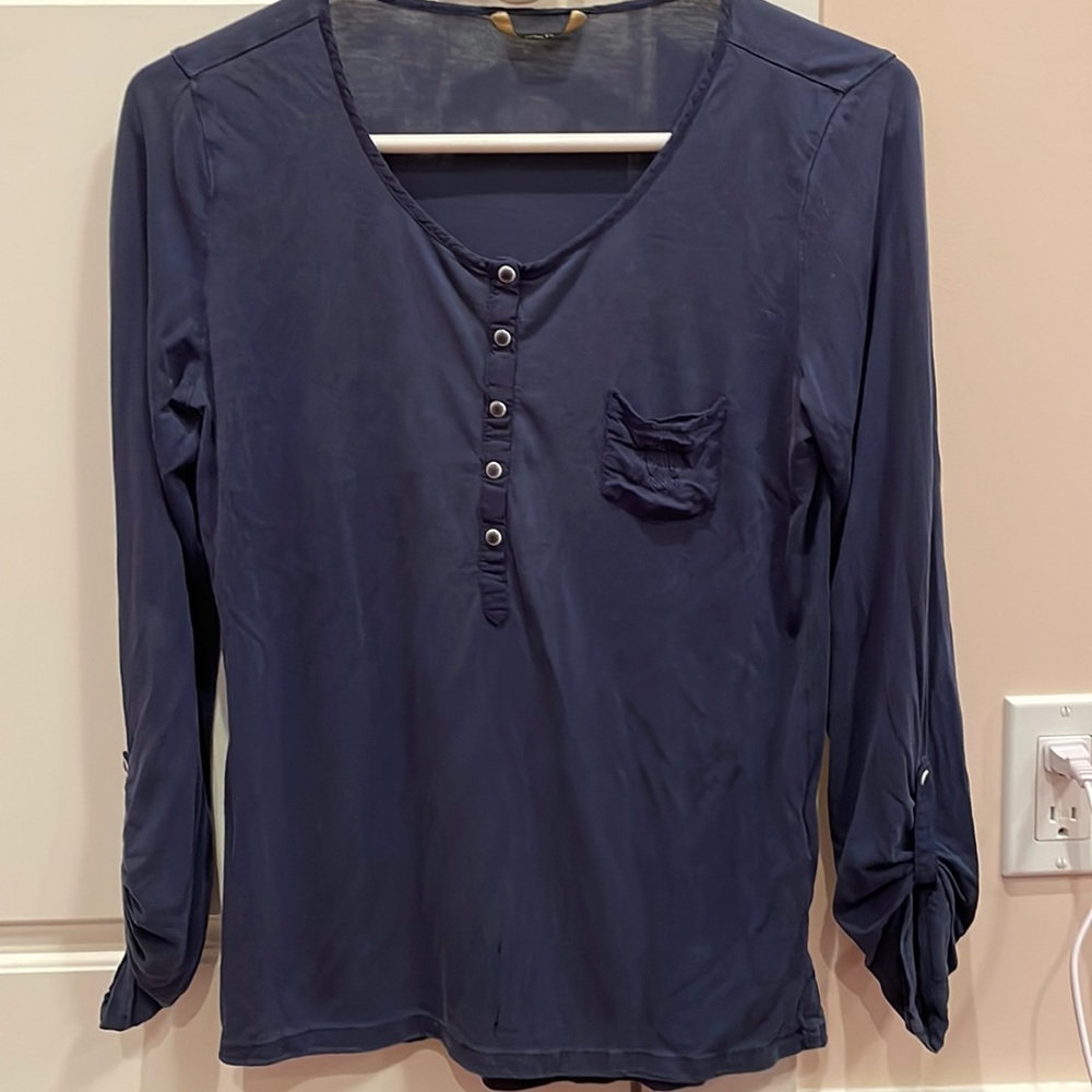 Massimo Dutti blue top